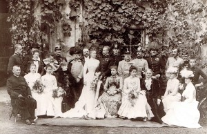 Hochzeit von Alfred Freiherr von Waldstätten und Hertha Freiin Putz von Rolsberg am 20.10.1900